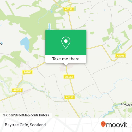 Baytree Cafe, Station Road Duns Duns TD11 3 map