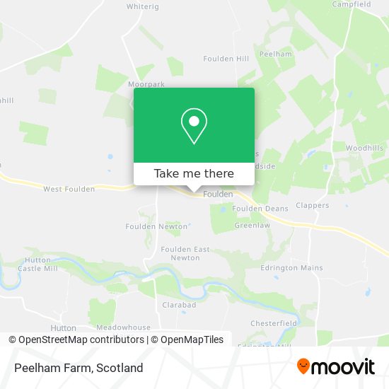 Peelham Farm map