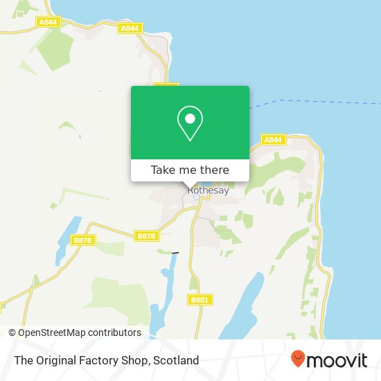 The Original Factory Shop, Montague Street Rothesay Rothesay PA20 0 map