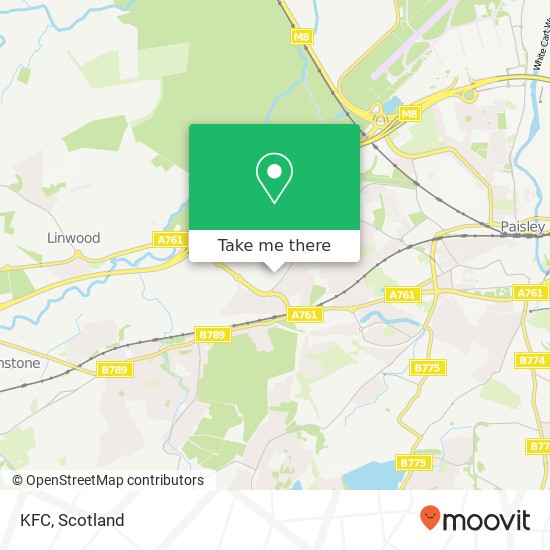 KFC, Paisley Paisley map