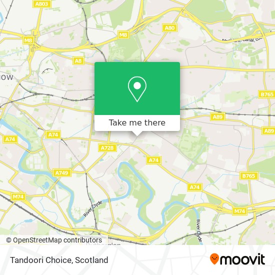 Tandoori Choice map