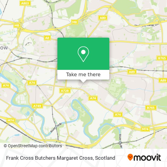 Frank Cross Butchers Margaret Cross map