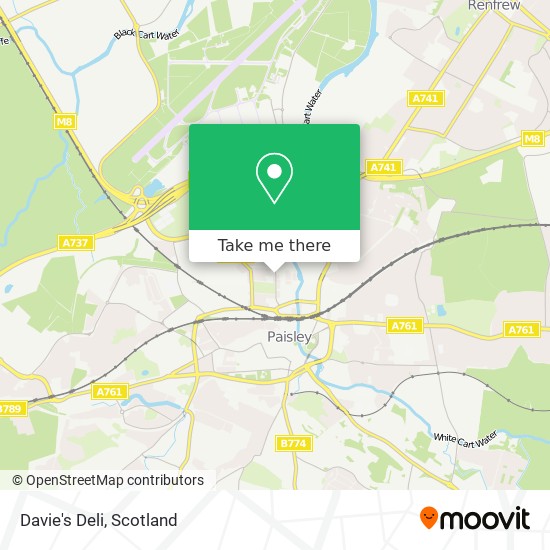 Davie's Deli map