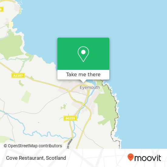 Cove Restaurant, North Street Eyemouth Eyemouth TD14 5 map