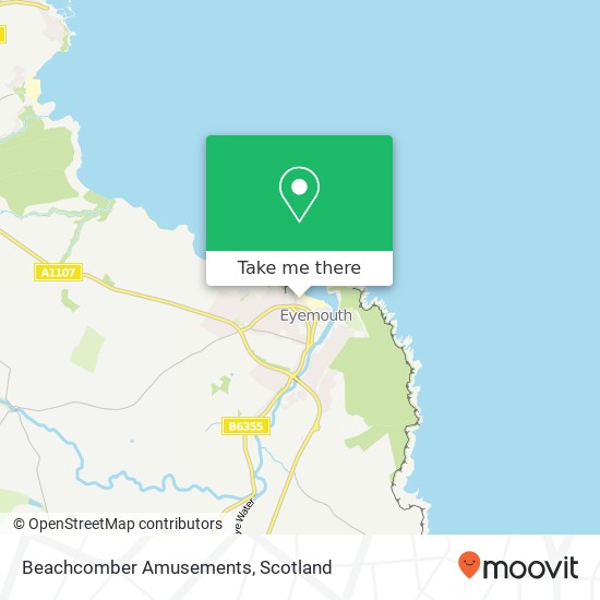 Beachcomber Amusements, Eyemouth Eyemouth TD14 5 map