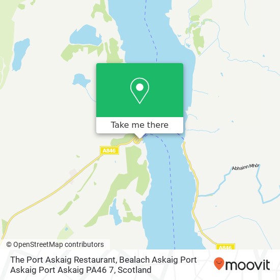 The Port Askaig Restaurant, Bealach Askaig Port Askaig Port Askaig PA46 7 map