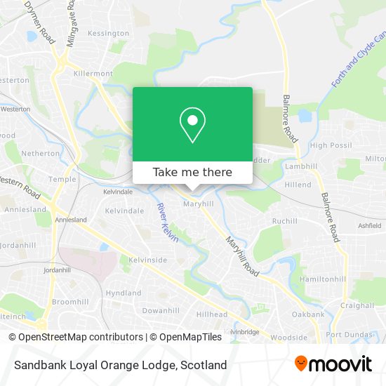 Sandbank Loyal Orange Lodge map