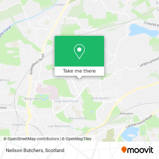 Neilson Butchers map