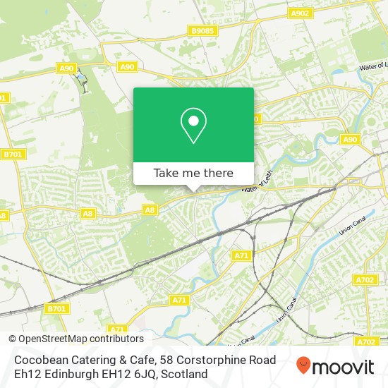 Cocobean Catering & Cafe, 58 Corstorphine Road Eh12 Edinburgh EH12 6JQ map