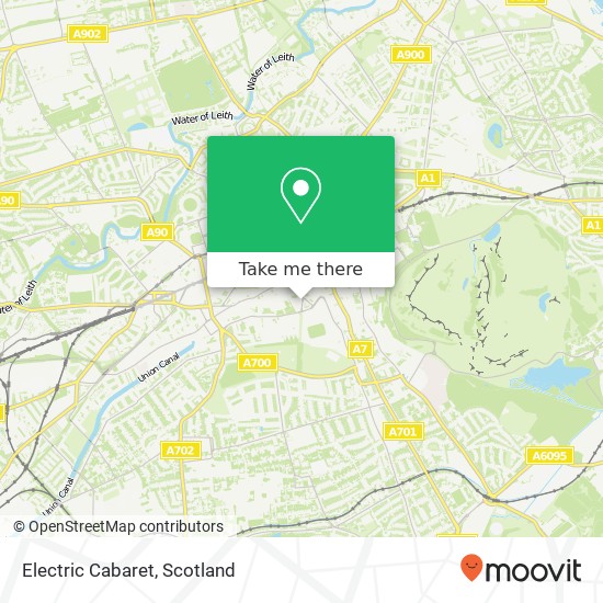 Electric Cabaret, 7 Forrest Road EH1 Edinburgh EH1 2QH map