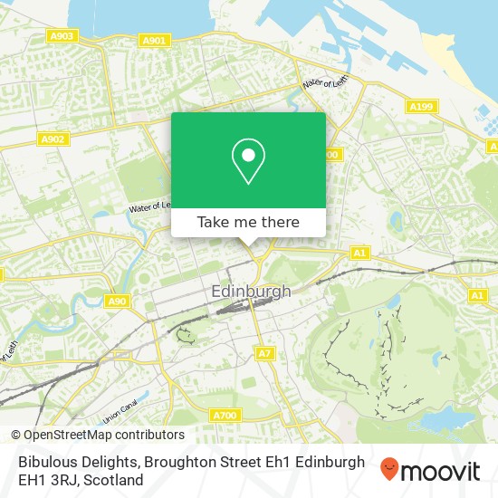 Bibulous Delights, Broughton Street Eh1 Edinburgh EH1 3RJ map