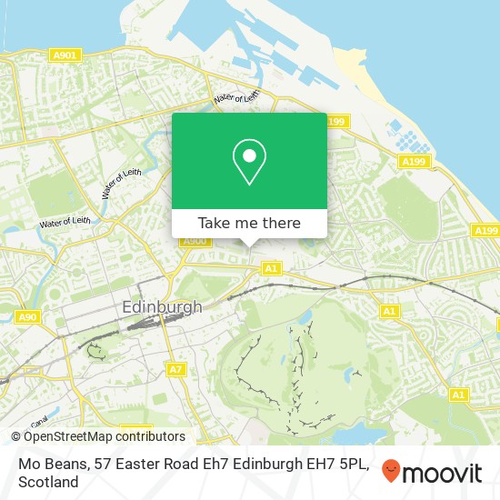 Mo Beans, 57 Easter Road Eh7 Edinburgh EH7 5PL map