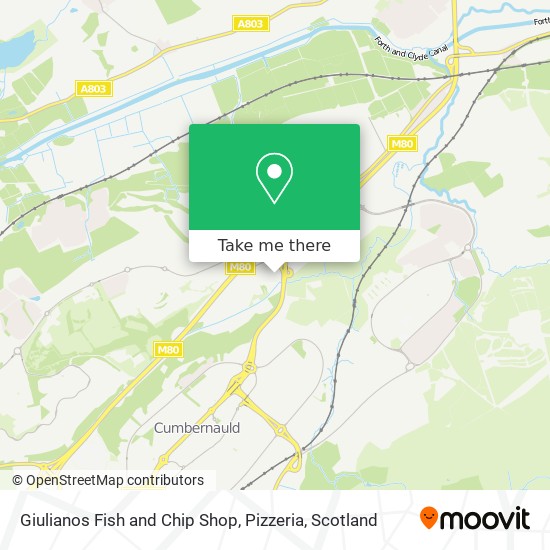 Giulianos Fish and Chip Shop, Pizzeria map