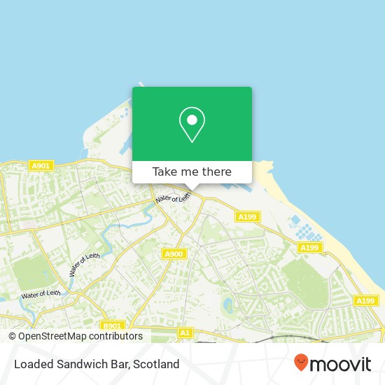 Loaded Sandwich Bar, 58 Bernard Street EH6 Edinburgh EH6 6 map