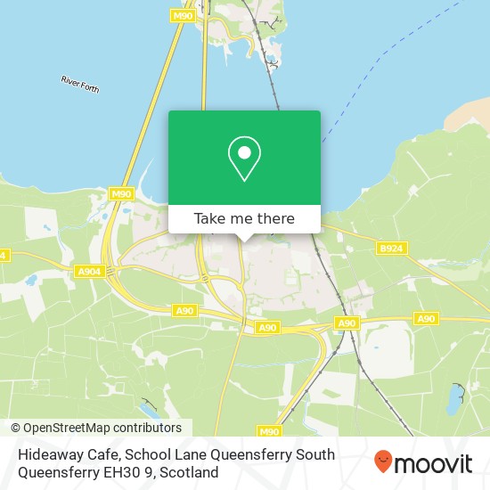 Hideaway Cafe, School Lane Queensferry South Queensferry EH30 9 map