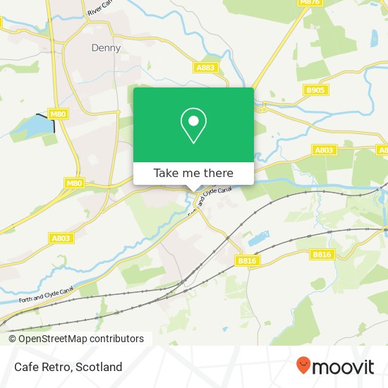 Cafe Retro, High Street Bonnybridge Bonnybridge FK4 1BX map