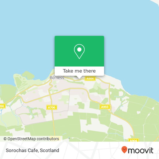 Sorochas Cafe, 77 Grangepans Bo'Ness Bo'Ness EH51 9 map