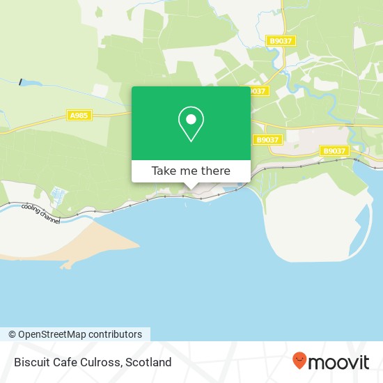 Biscuit Cafe Culross map