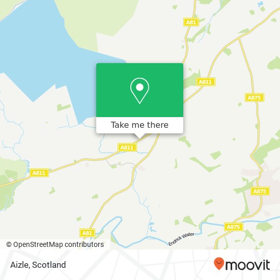 Aizle, Stirling Road Balfron Station Glasgow G63 0 map