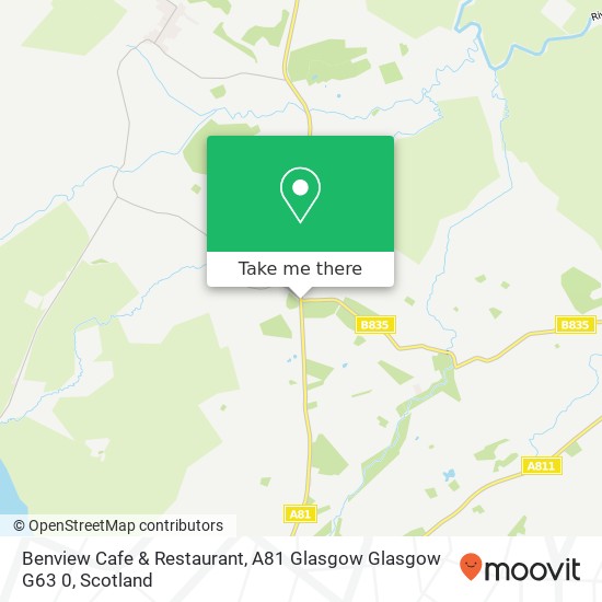 Benview Cafe & Restaurant, A81 Glasgow Glasgow G63 0 map