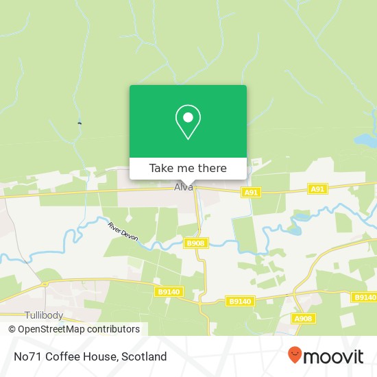 No71 Coffee House, 71 Stirling Street Alva Alva FK12 5ED map