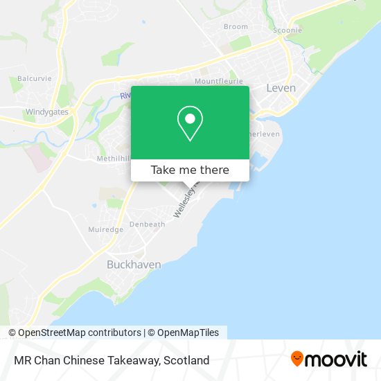 MR Chan Chinese Takeaway map