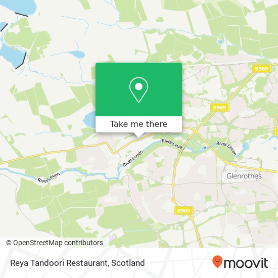 Reya Tandoori Restaurant, 95 High Street Leslie Glenrothes KY6 3DQ map