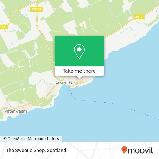 The Sweetie Shop, 9 Rodger Street Cellardyke Anstruther KY10 3HU map