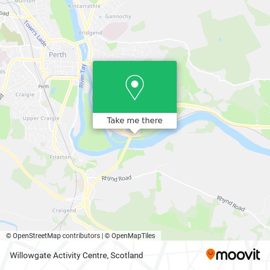 Willowgate Activity Centre map