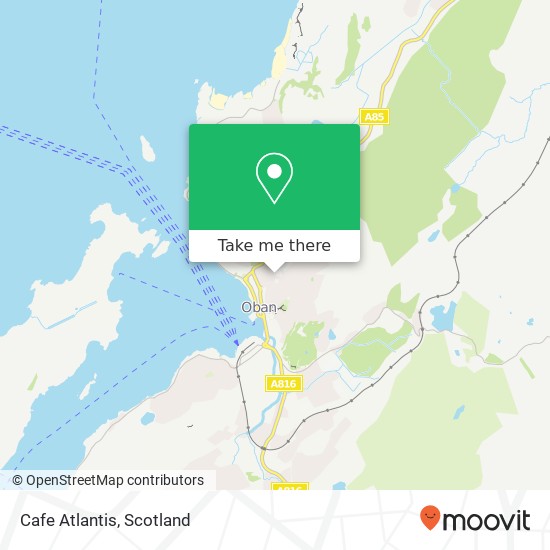 Cafe Atlantis, Dalriach Road Oban Oban PA34 5JE map