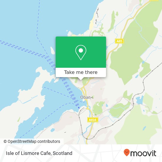 Isle of Lismore Cafe, Lismore Crescent Oban Oban PA34 5AX map