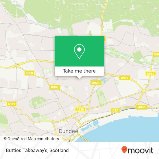 Butties Takeaway's, 123 Clepington Road Dundee Dundee DD3 7 map