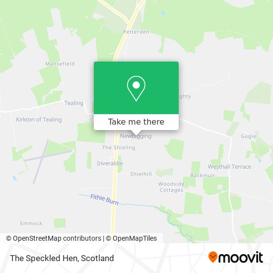 The Speckled Hen map