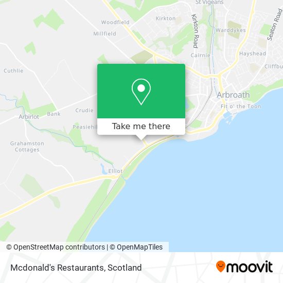 Mcdonald's Restaurants map