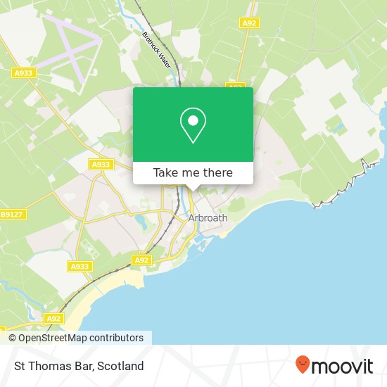 St Thomas Bar map