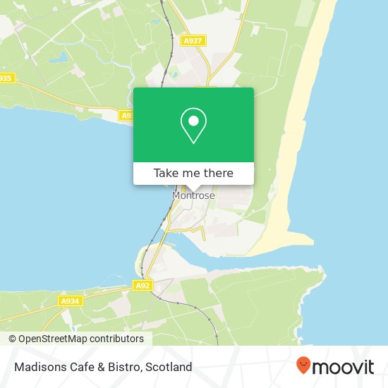 Madisons Cafe & Bistro, 79 High Street Montrose Montrose DD10 8QY map