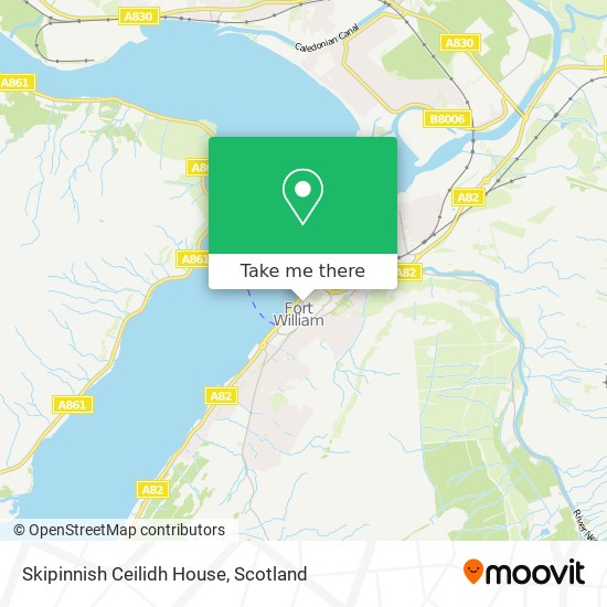 Skipinnish Ceilidh House map