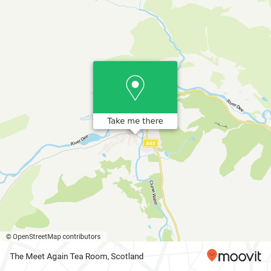 The Meet Again Tea Room, Mar Road Braemar Ballater AB35 5YL map