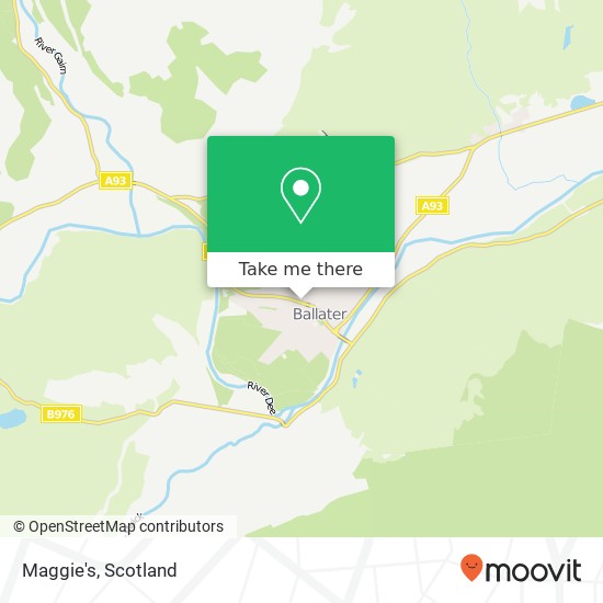 Maggie's, Braemar Road Ballater Ballater AB35 5 map