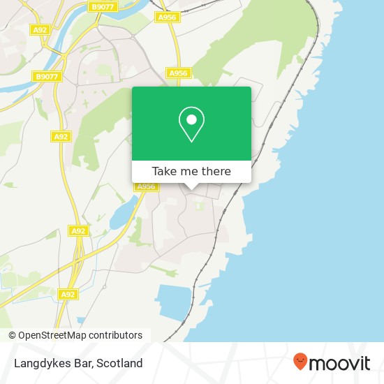Langdykes Bar map