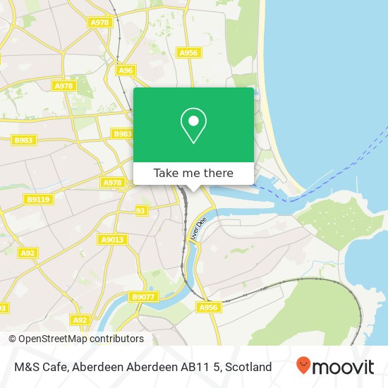 M&S Cafe, Aberdeen Aberdeen AB11 5 map