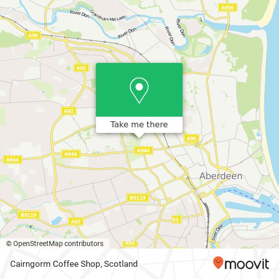 Cairngorm Coffee Shop, Aberdeen Aberdeen AB25 2 map