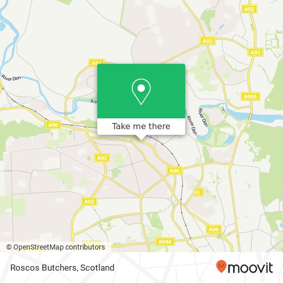 Roscos Butchers, 449 Great Northern Road Aberdeen Aberdeen AB24 2 map