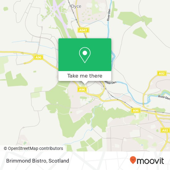 Brimmond Bistro, Greenburn Drive Aberdeen Aberdeen AB21 9ER map