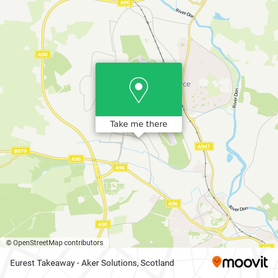 Eurest Takeaway - Aker Solutions map