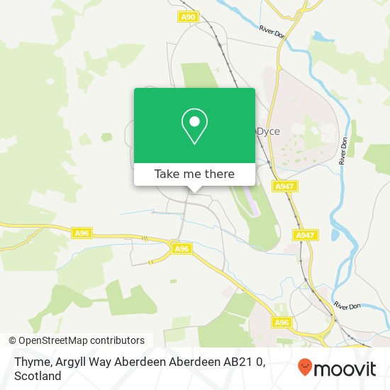 Thyme, Argyll Way Aberdeen Aberdeen AB21 0 map