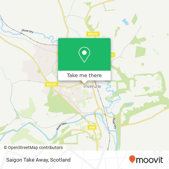 Saigon Take Away, 49 West High Street Inverurie Inverurie AB51 3 map