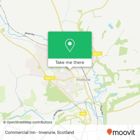 Commercial Inn - Inverurie map