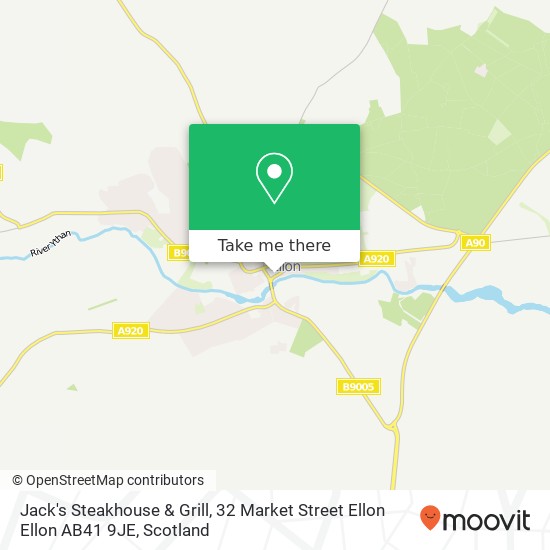 Jack's Steakhouse & Grill, 32 Market Street Ellon Ellon AB41 9JE map