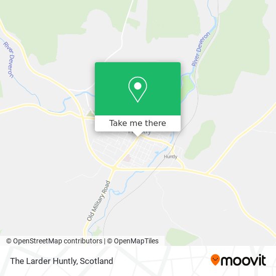 The Larder Huntly map